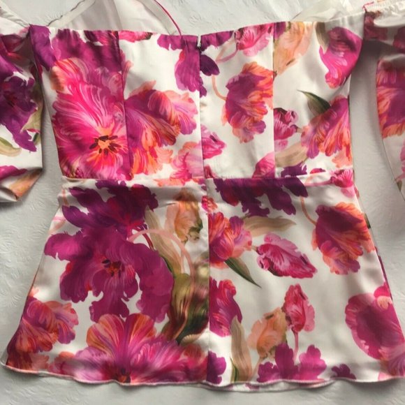 Boston Proper Alexia Admor Lace-Up Top- Size 8 - Picture 9 of 12